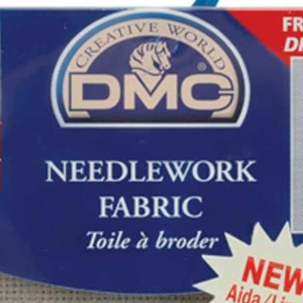 Lot of 5 DMC Needlework Fabric Linen Aida 14" X 18"